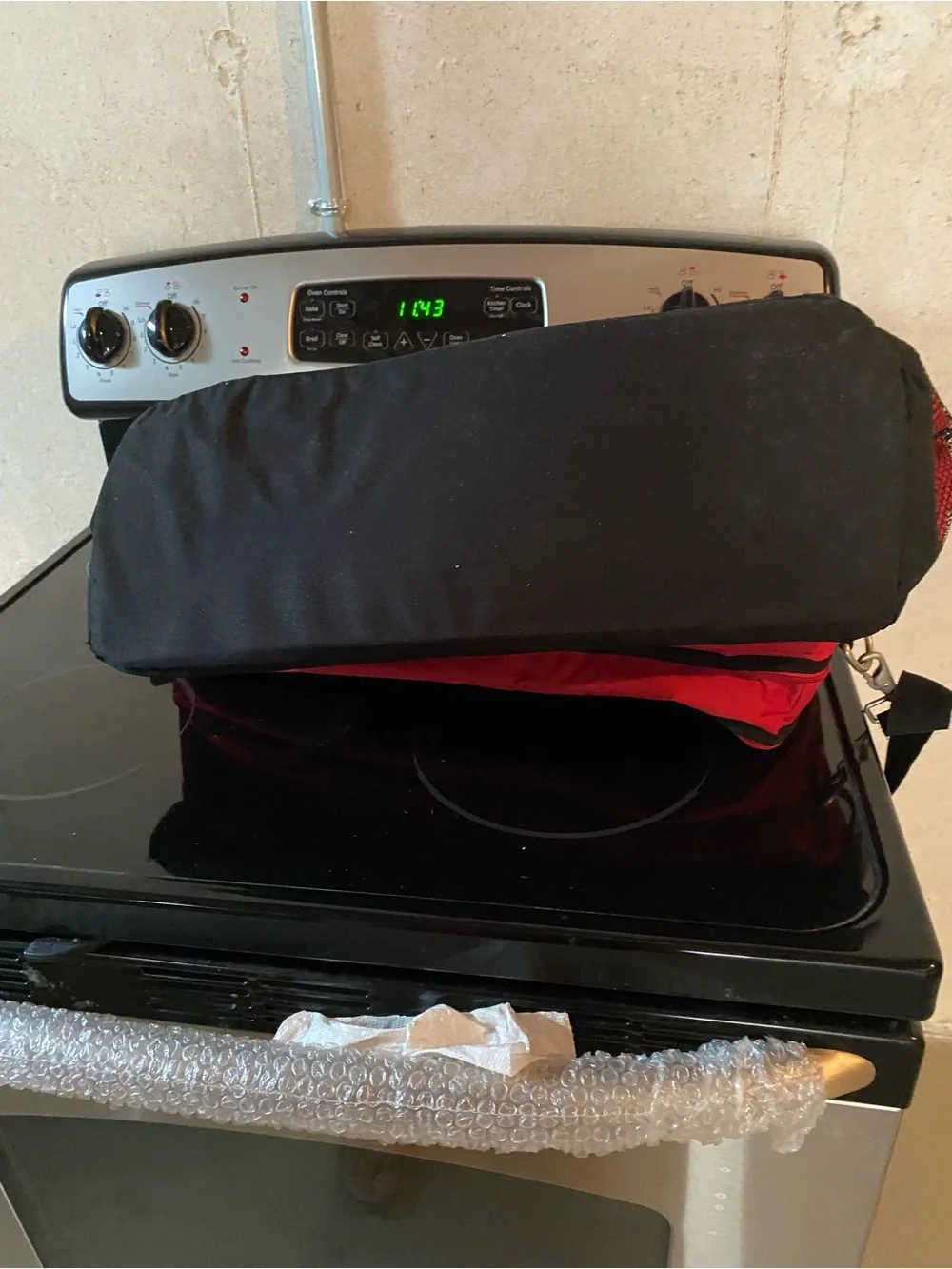 Budweiser Red and White cooler for beverages